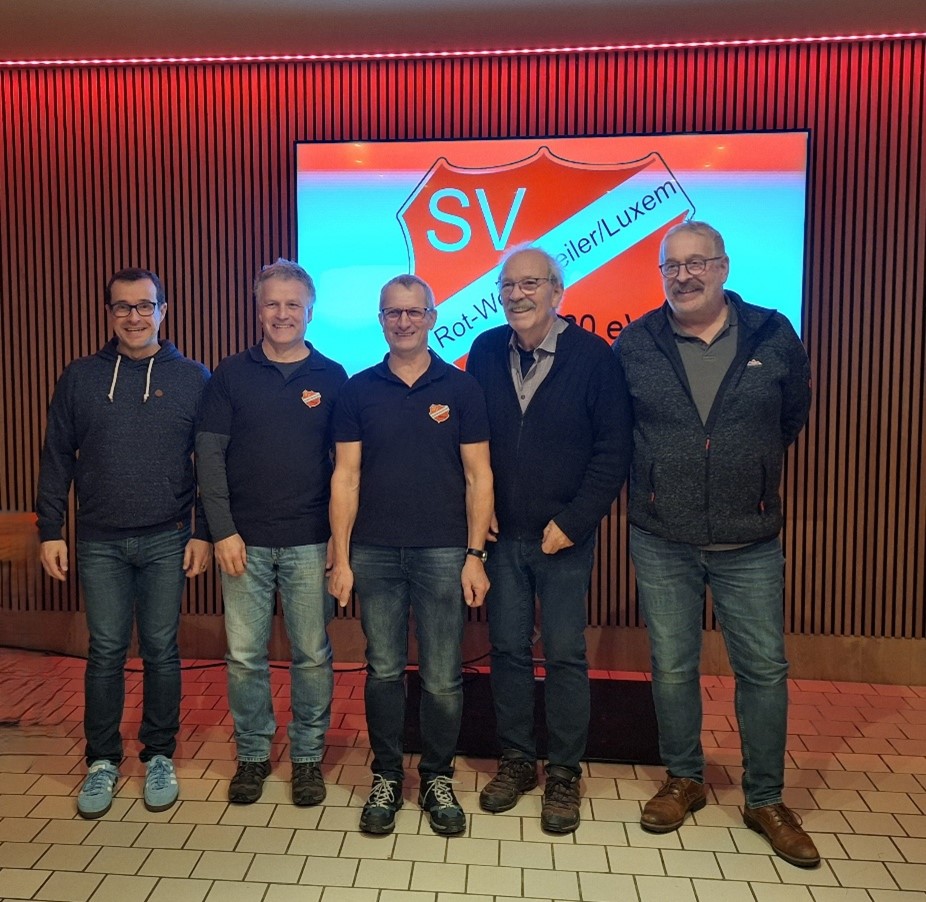 v.l.n.r. Andreas Theisen, Ralf Wagner, Werner Mohrs, Wolfgang Degen, Bernhard Hermann